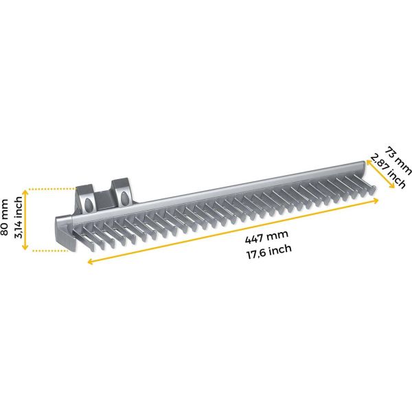 Porte-cravates latéral extractible pour armoire - EMU-0182