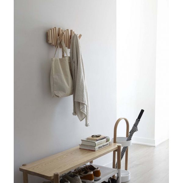 Porte manteau en bois 5 crochets Hook - 8