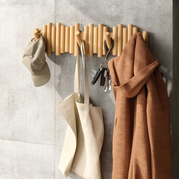 Porte-manteau huit crochets Picket - 8