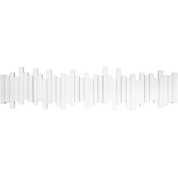 Porte manteau mural 8 crochets repliables Sticks - 6