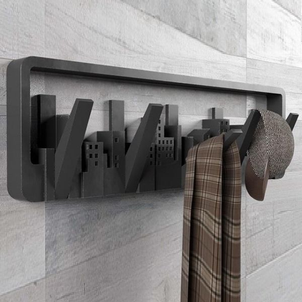 Porte manteau mural design Skyline - 36,90