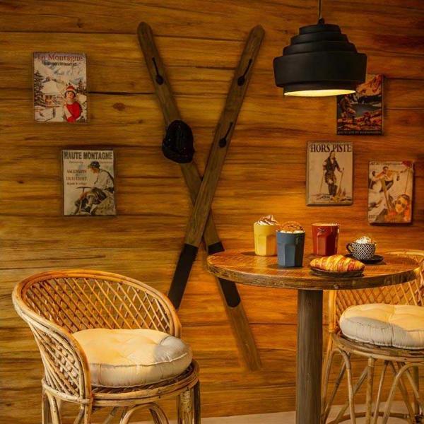 Porte manteaux Ski 65 x 12 x 173 cm - ANTIC LINE CRéATIONS