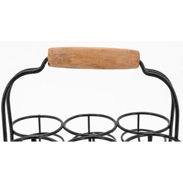 Porte-oeufs en métal noir - 6,90