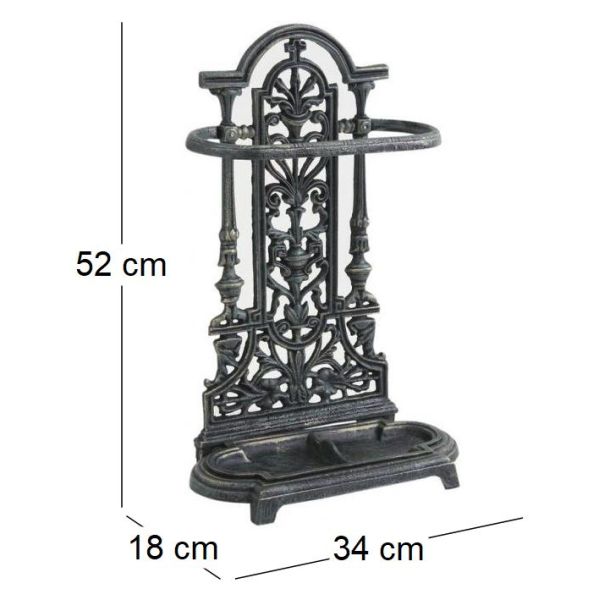 Porte parapluies Paris en fonte - AUB-1565