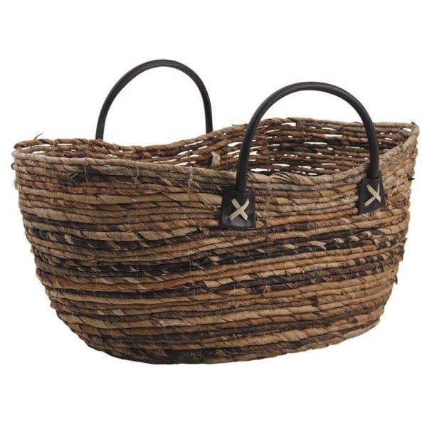 Panière rangement en bananier