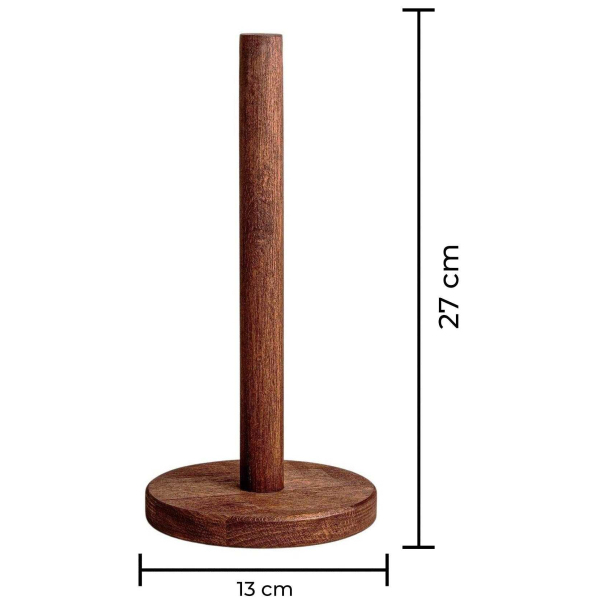 Porte rouleau essuie-tout en bois Rully - ASI-2451