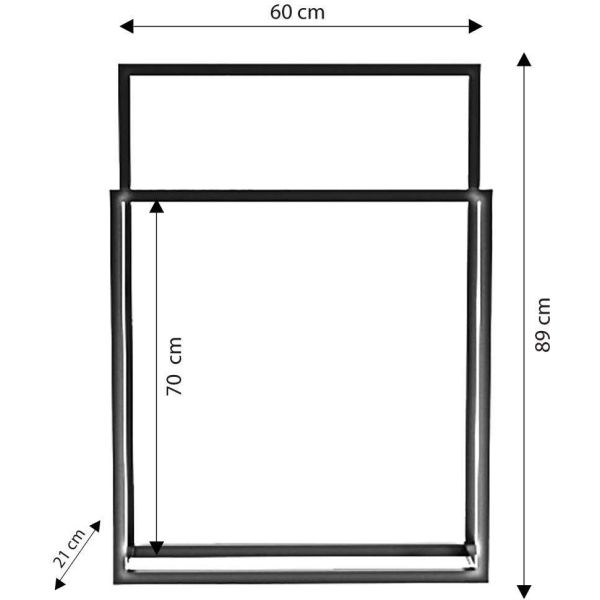 Porte-serviettes en métal Emden - ASI-0513