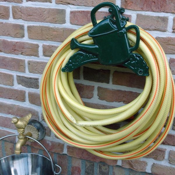 Porte tuyau d'arrosage arrosoir vert - WATER IN THE GARDEN