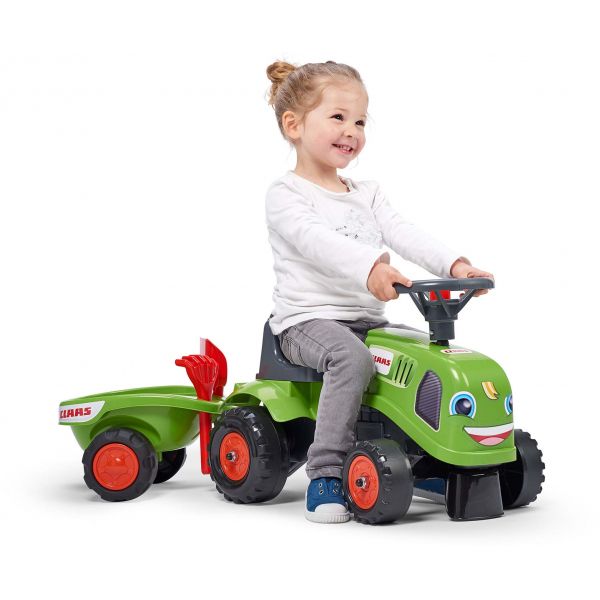 Porteur tracteur enfant avec remorque pelle et rateau Claas - 6