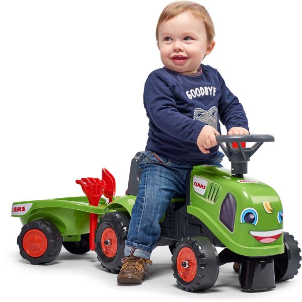 Porteur tracteur enfant avec remorque pelle et rateau Claas - 7