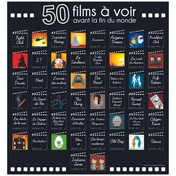 Poster 50 cases à découvrir