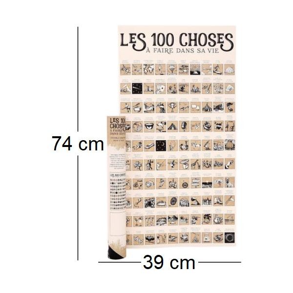 Poster à gratter - SIF-0150