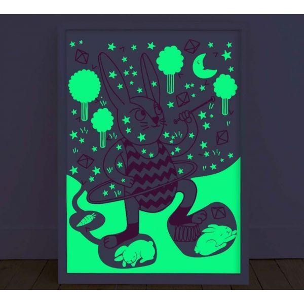 Poster phosphorescent 30 x 40 cm - OMY-0106