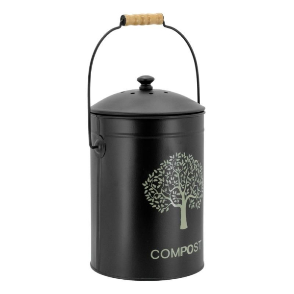 Pot à compost en métal