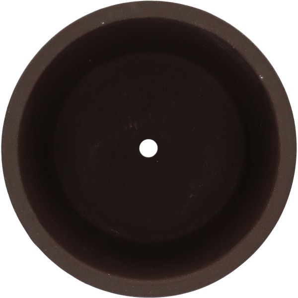 Pot de fleur en terre cuite non verni marron - 16,90