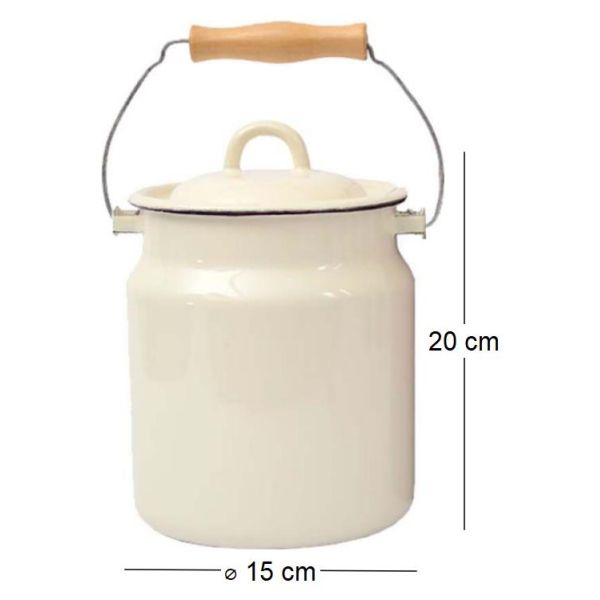 Pot à lait en émail Classic  15 x 20 cm - 8