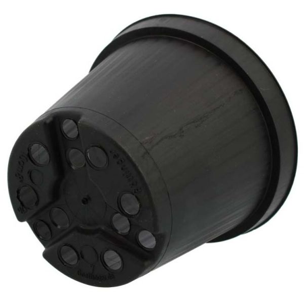 Pot de plantation rond noir 10 cm de diamètre - FTK-0445