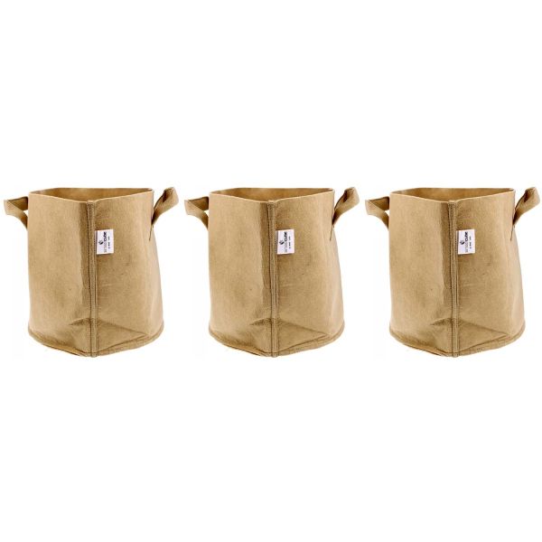 Pot de plantation en textile sable 25 litres