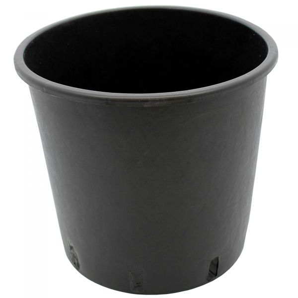 Pot de plantation rond de 10 litres noir  24 x 24 cm - FTK-0459