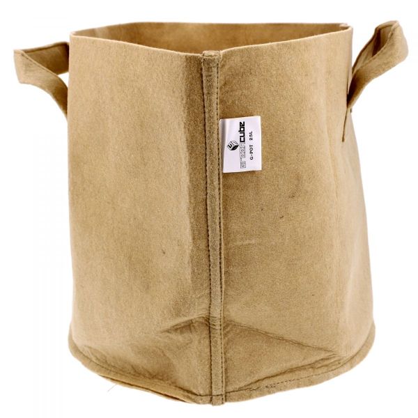 Pot de plantation en textile sable 25 litres - FTK-0514