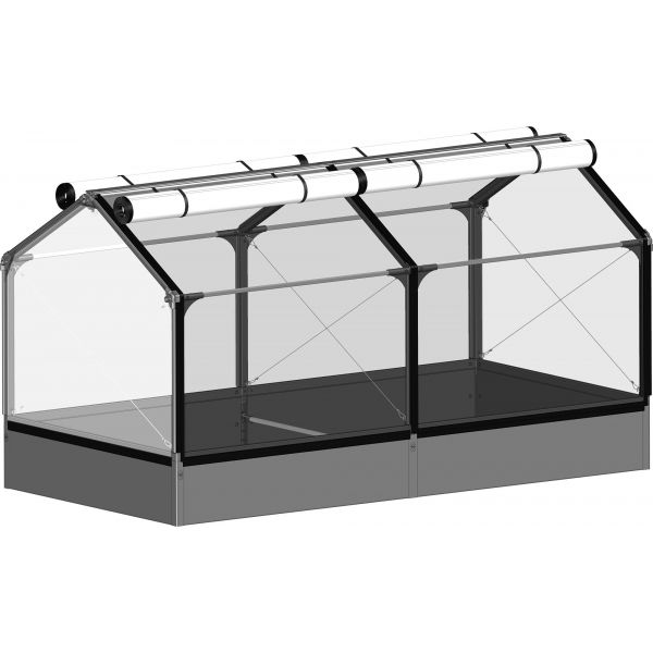 Potager PVC avec serre et protection Veg