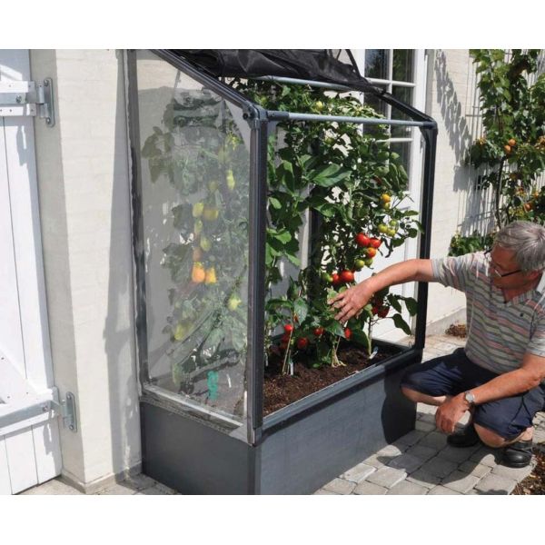 Potager mural PVC à adosser avec couverture de protection - 5