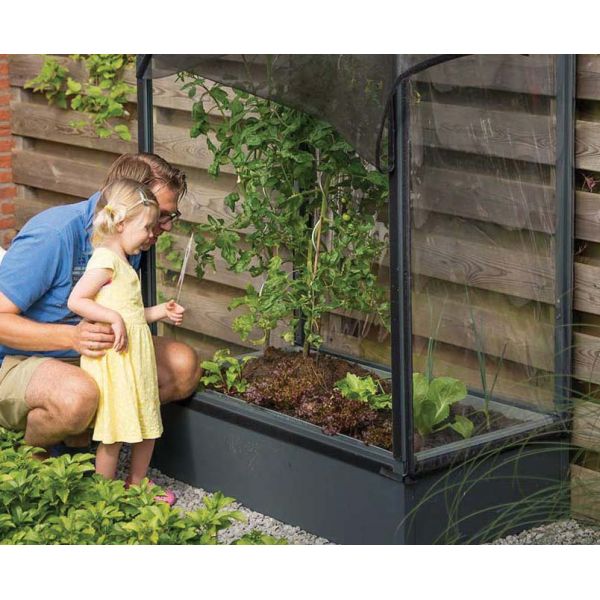 Potager mural PVC à adosser avec couverture de protection - 7