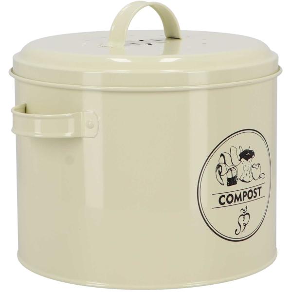 Poubelle de cuisine à compost ronde 6 litres - ESS-1954