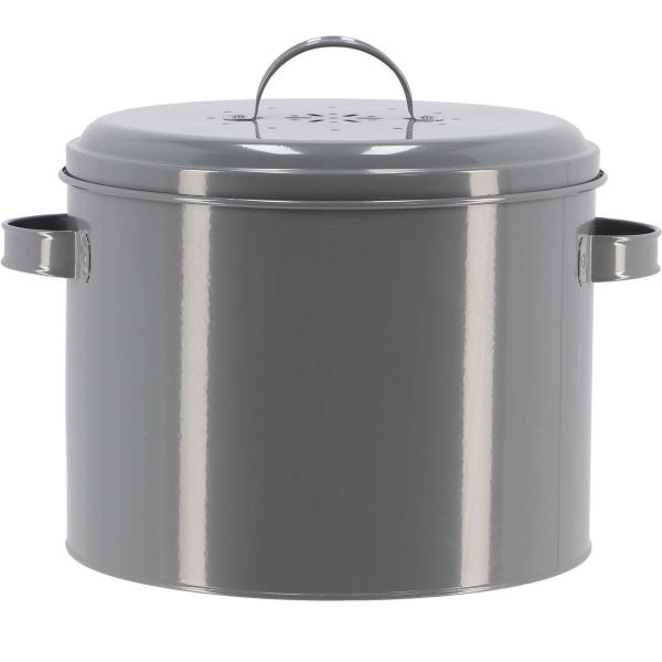 Poubelle de cuisine à compost ronde 6 litres - 19,90