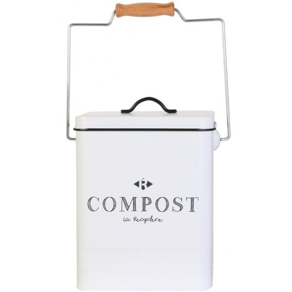 Poubelle de cuisine à compost vintage 5 litres - 5