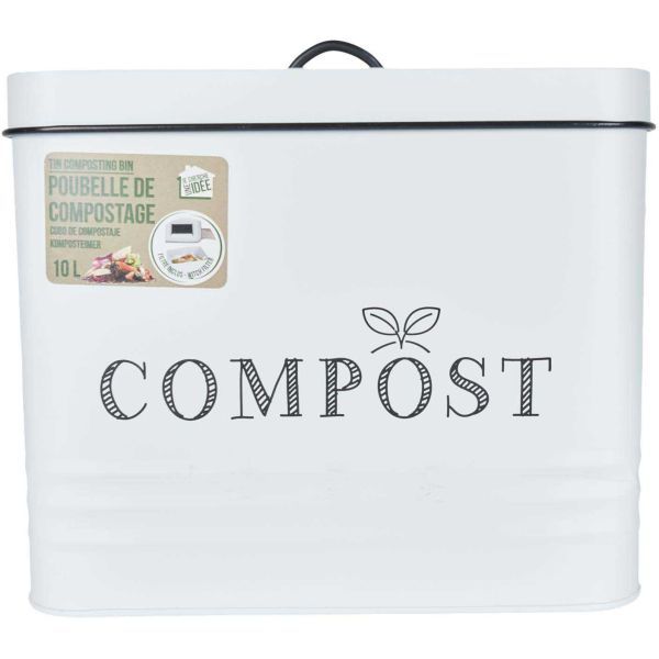 Poubelle de cuisine à compost vintage - CMP-5055