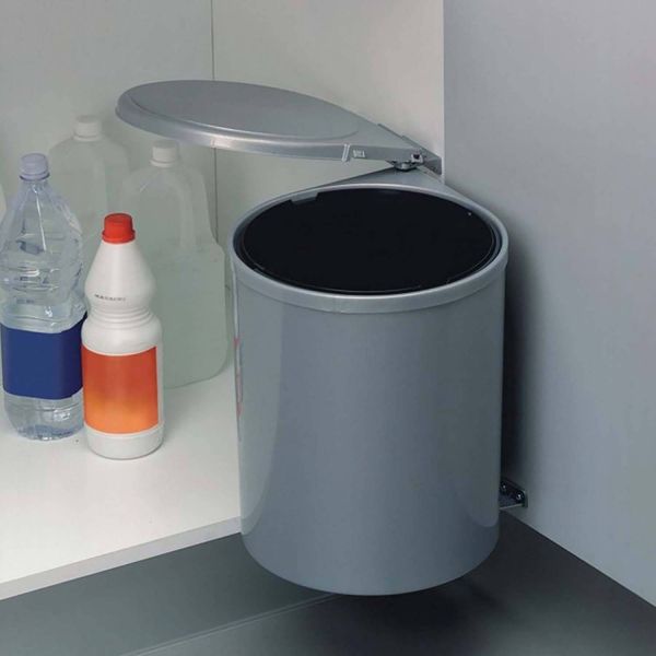 Poubelle de recyclage à fixation sur porte 13 litres - EMUCA