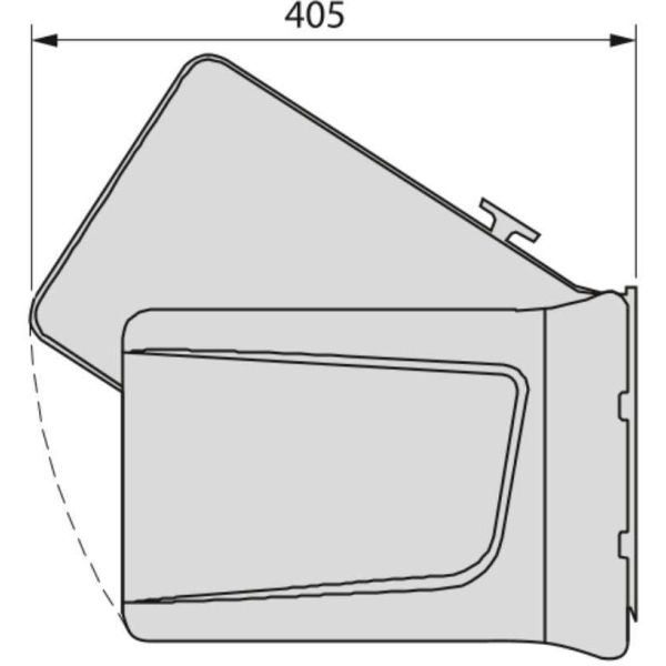 Poubelle de recyclage 15 litres fixation sur porte Recycle - 33,90