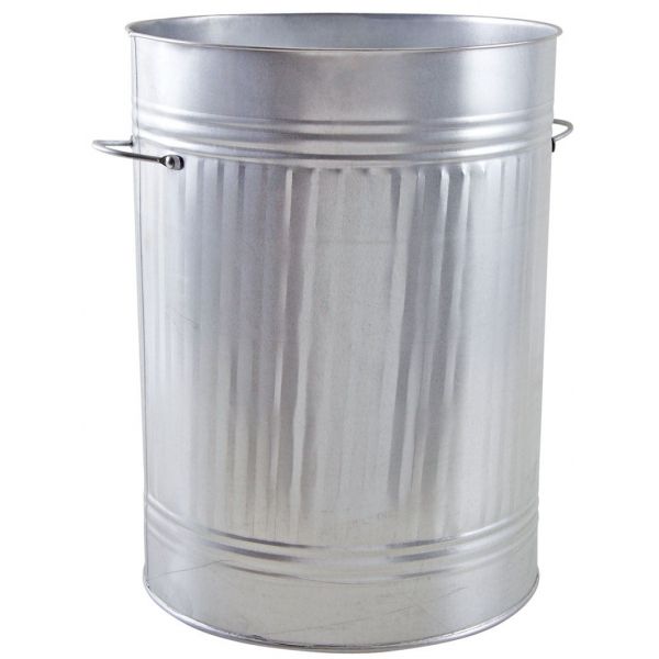 Poubelle en zinc lourd