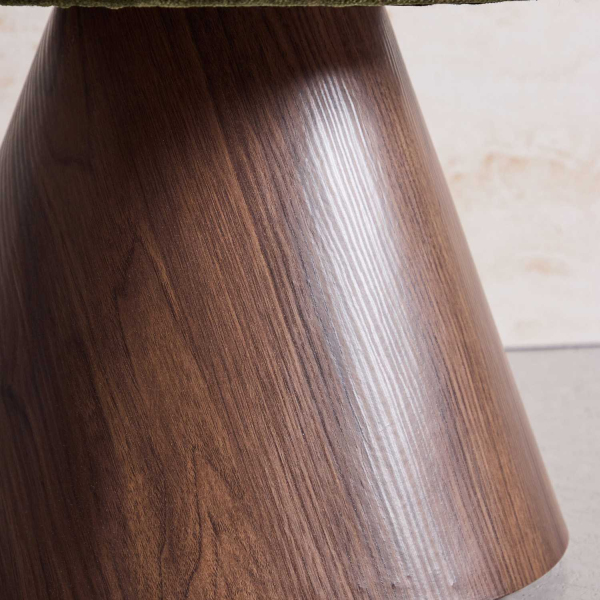 Pouf en MDF et tissu 48 x 45 cm Lanzo - 7