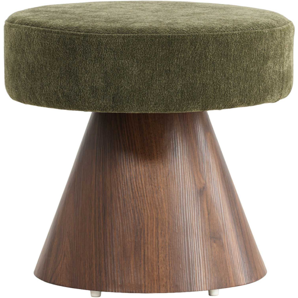 Pouf en MDF et tissu 48 x 45 cm Lanzo - VEN-1118
