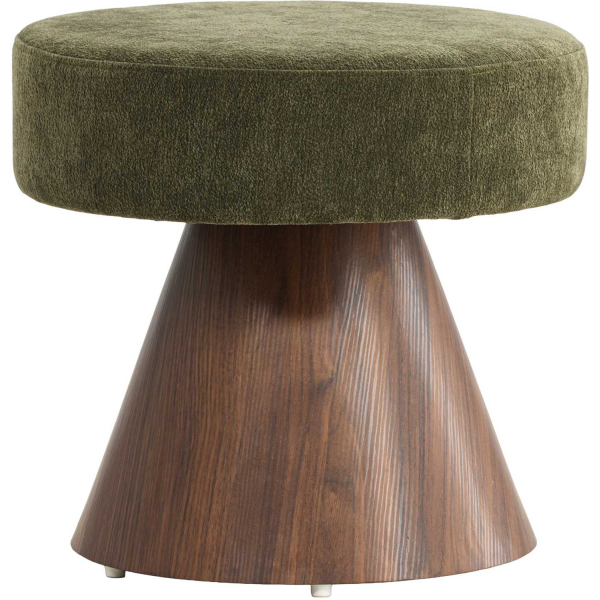 Pouf en MDF et tissu 48 x 45 cm Lanzo - 159