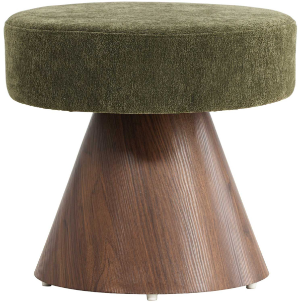 Pouf en MDF et tissu 48 x 45 cm Lanzo - 5