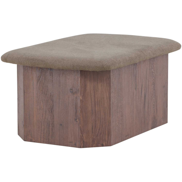 Pouf banc en MDF Todd 88 x 59 x 42 cm - VEN-1102