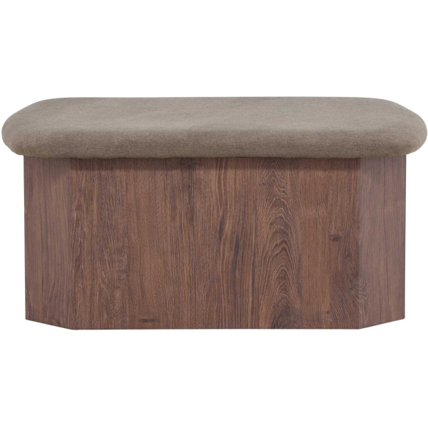 Pouf banc en MDF Todd 88 x 59 x 42 cm - 5