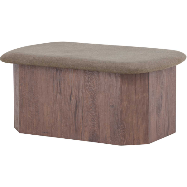 Pouf banc en MDF Todd 88 x 59 x 42 cm - 6