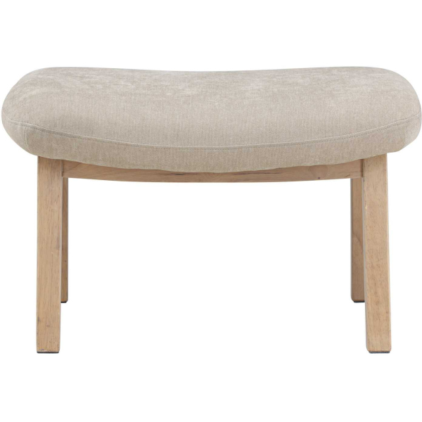 Pouf en bois de frêne Rile - VEN-1105