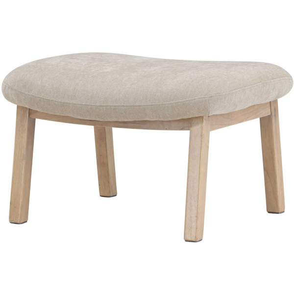 Pouf en bois de frêne Rile - 5