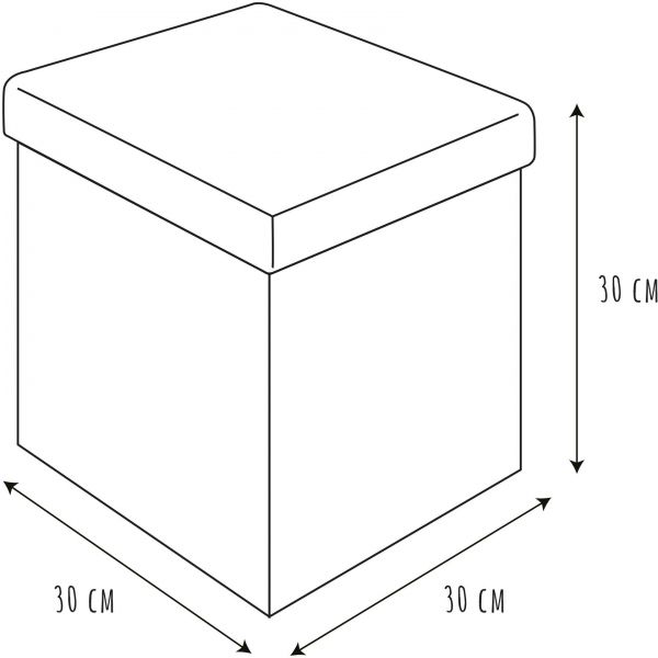 Pouf coffre pliable enfant Circuit - THE HOME DECO KIDS