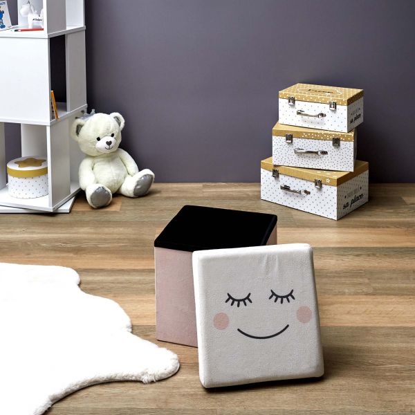 Pouf coffre pliable enfant Moon - 6