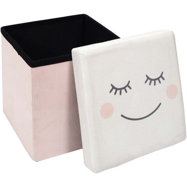 Pouf coffre pliable enfant Moon - CMP-3607