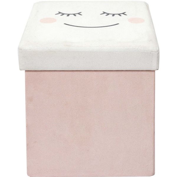 Pouf coffre pliable enfant Moon - 15,90