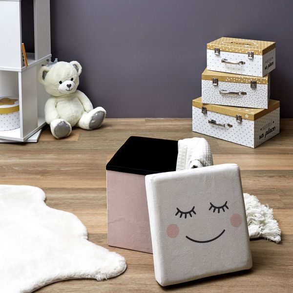 Pouf coffre pliable enfant Moon - 7