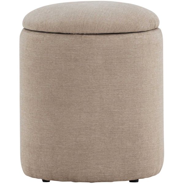Pouf coffre en polyester Limpen