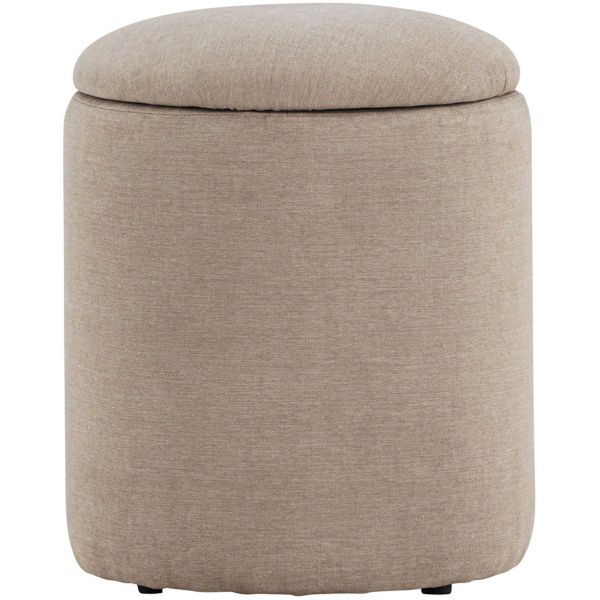 Pouf coffre en polyester Limpen